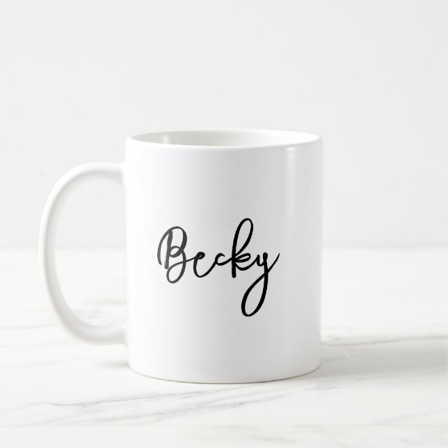 Custom Coffee Mug, custom Coffee Cup, Customised Mug (Left)