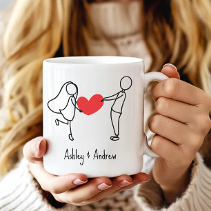 Custom Coffee Mug Gift for Girlfriend & Boyfriend