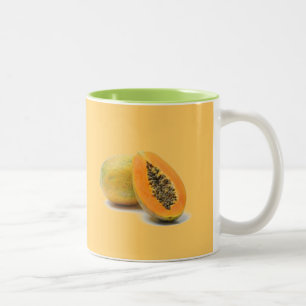 custom coffee mug PAPAYA