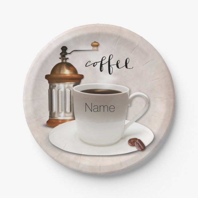 Custom Coffee Plates (Front)