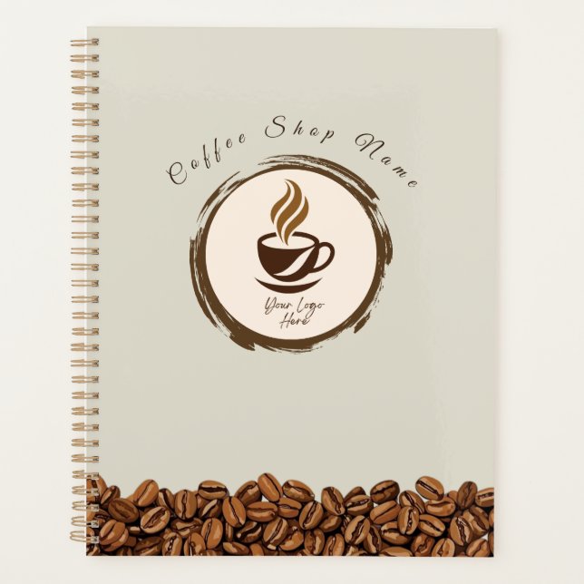 Custom Coffee Shop Planner – Personalized Business (Front)
