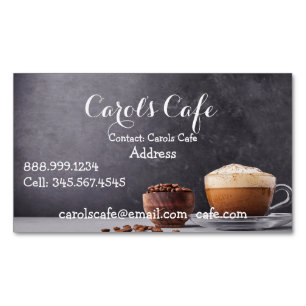 Custom Coffeehouse Cafe Coffee Shop Business Card
