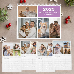 Custom Collage Modern Family - 40 Photo 2025 Calendar