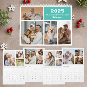 Custom Collage Modern Family - 40 Photo 2027 Calendar