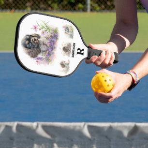 Custom College Photos Monogram & Name Personalised Pickleball Paddle