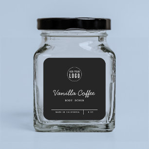 Custom Color Add Logo Script Lines Product Label