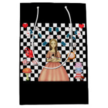 Custom Color Alice in Wonderland Tea Party Checked