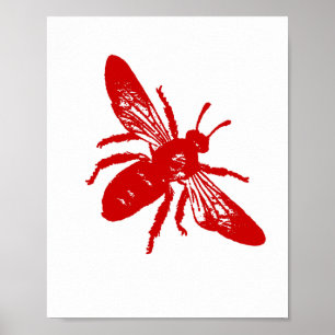 Custom Color Bee Print