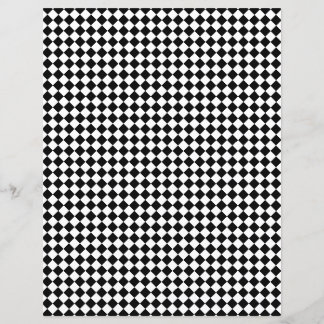 Custom Color Black Checkerboard Scrapbook Paper