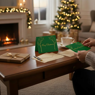 Custom Color Christmas Card