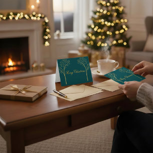 Custom Color Christmas Card