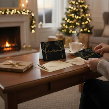 Custom Color Christmas Card