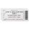 Custom Color Concert Ticket Party Invitation