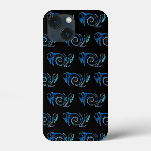 Custom Color Dragon Pattern Case-Mate iPhone Case (Back)