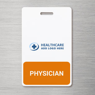 Custom Color Medical Role Recognition Companion ID Badge