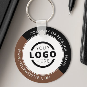 Custom Color Promotional Business Logo Branded Key Ring