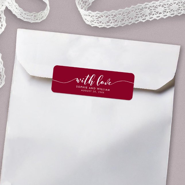 Custom Color Relax Script With Love Wedding Favor (Creator Uploaded)