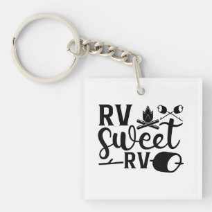 CUSTOM COLOR RV Sweet RV Camping Key Ring