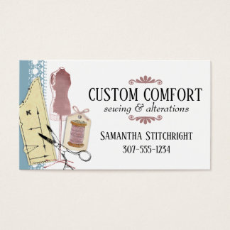 Custom color sewing pattern dress dummy gift tag