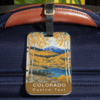 Custom Colorado Mountain Vacation Souvenir