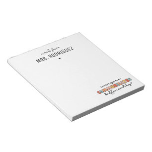 Custom Colorful Everyone Communicates Differently Notepad