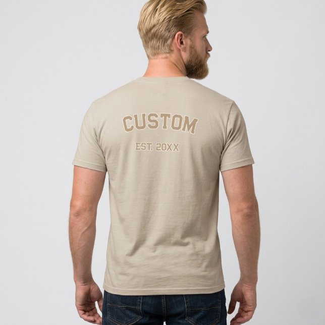 Custom Colors College Letters Shirt - Athletic  (Creator Uploaded)