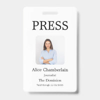 Custom Colour Add Logo Photo Photographer Press Ba