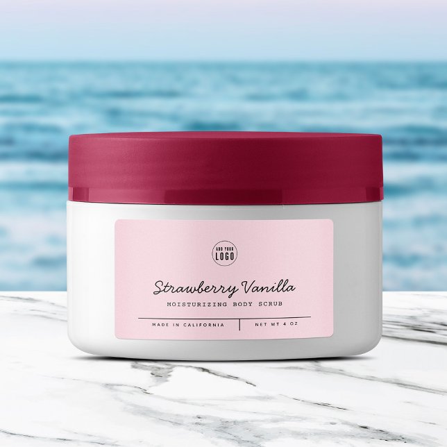 Custom Colour Add Logo Script Lines Product Label (Creator Uploaded)