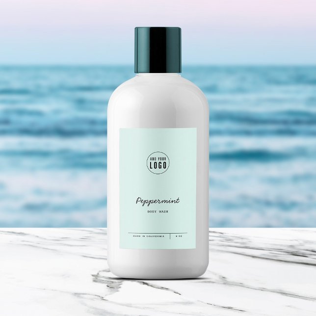 Custom Colour Add Logo Script Lines Product Label (Creator Uploaded)