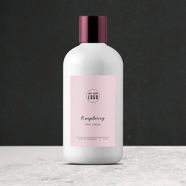 Custom Colour Add Logo Script Lines Product Label (Creator Uploaded)