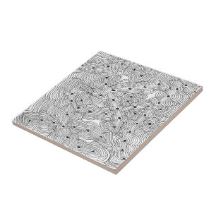 Custom Colour Ant Farm Original Abstract Design Tile