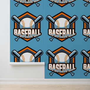 Custom Colour Baseball Wallpaper
