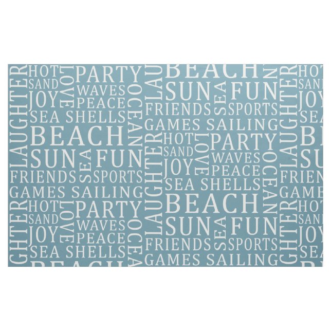 Custom Colour Beach House fabric (Fat Quarter)