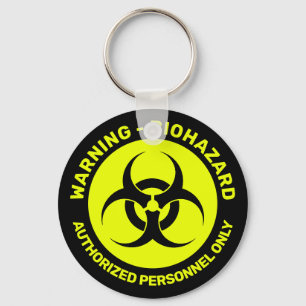 [Custom Colour] Biohazard Icon Keychain