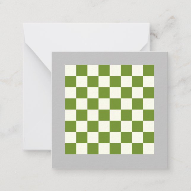 Custom Colour Chess Board Card (Front)