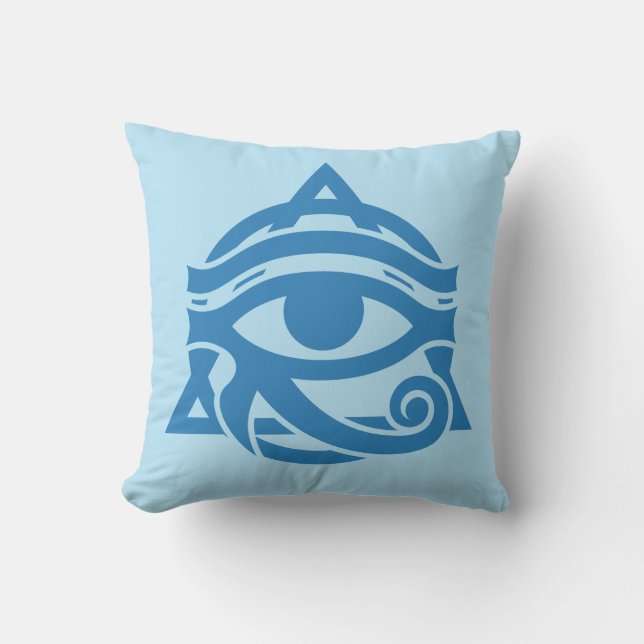 Custom Colour Eye of Horus Cushion (Front)