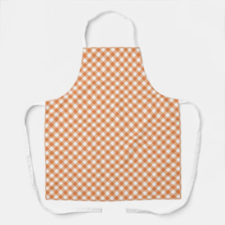 Custom Colour Gingham Pattern Apron