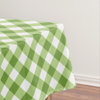 Custom Colour Gingham Pattern Tablecloth