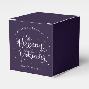 Custom Colour Halloween Spooktacular Favour Box