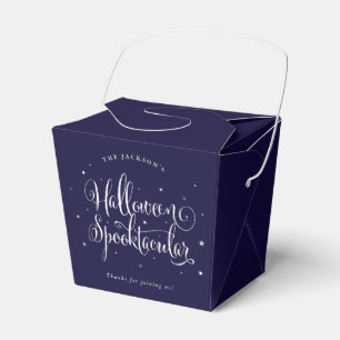 Custom Colour Halloween Spooktacular Favour Box