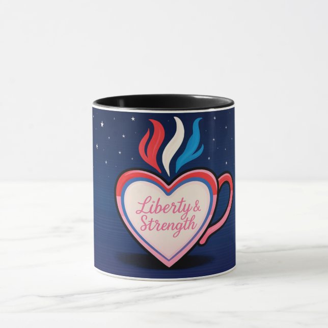 Custom Colour Handle Mug – Combo Coffee Cup (Center)