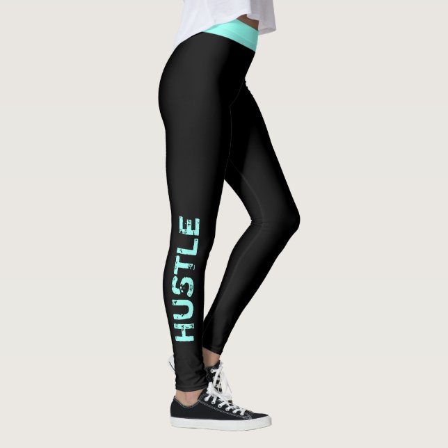 Custom Colour | "Hustle" Workout Leggings (Right)
