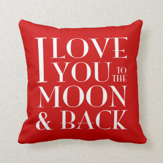 Custom Colour I Love you to the moon & back Cushion