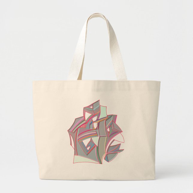 Custom Colour Large Tote Bag (Front)