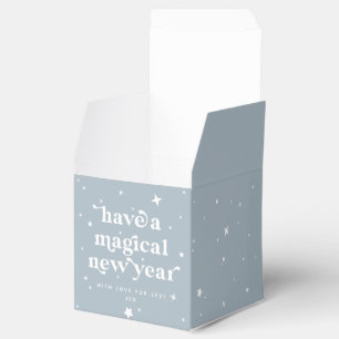 Custom Colour Magical New Year + Stars Favour Box