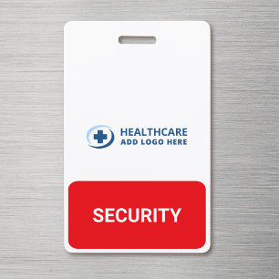 Custom Colour Medical Role Security Companion ID Badge