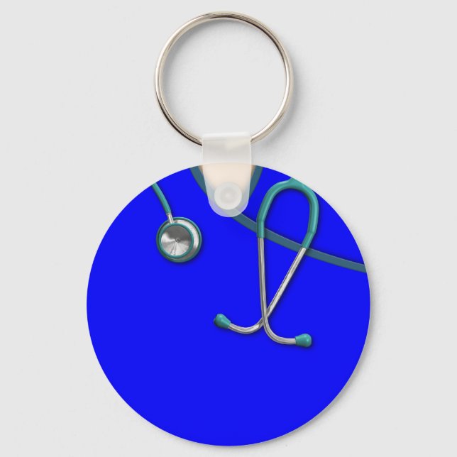 Custom Colour Medical Scrubs Key Ring (Front)
