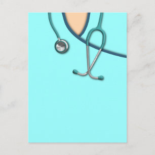 Custom Colour Medical Scrubs Postcard