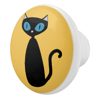 Custom Colour Mod Cat - cabinet knob