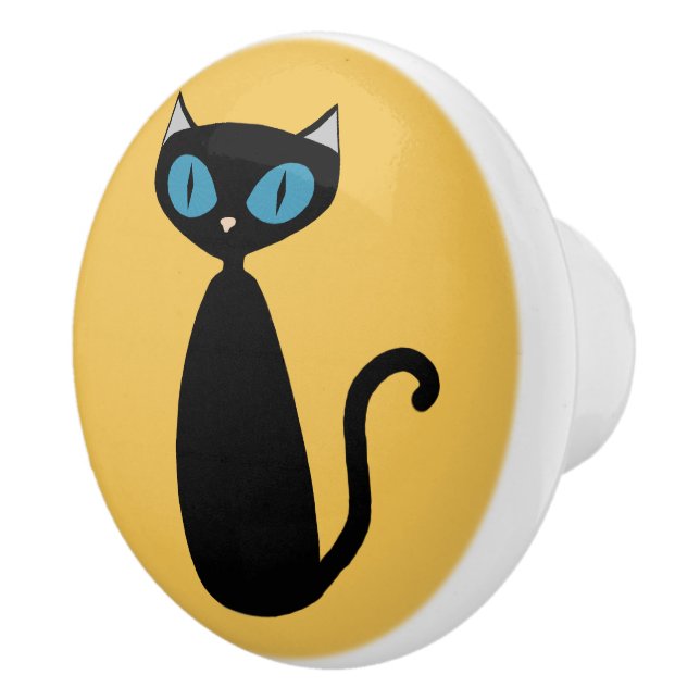Custom Colour Mod Cat - cabinet knob (Right)